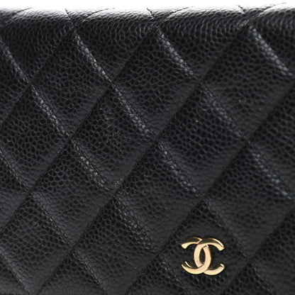 Chanel Caviar Quilted Wallet On Chain WOC Black 6 of 6
