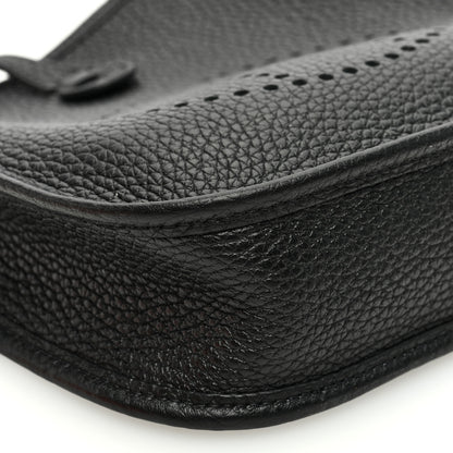 Hermes Taurillon Clemence Evelyne TPM Black 9 of 11