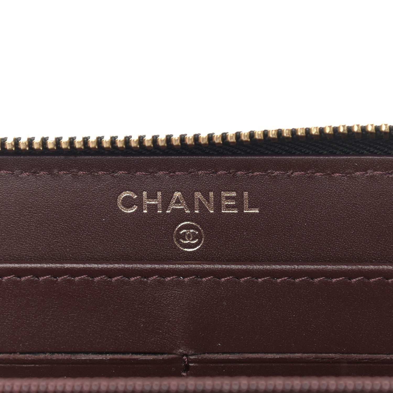 Chanel Caviar Quilted Large Gusset Zip Around Wallet Black 6 of 9