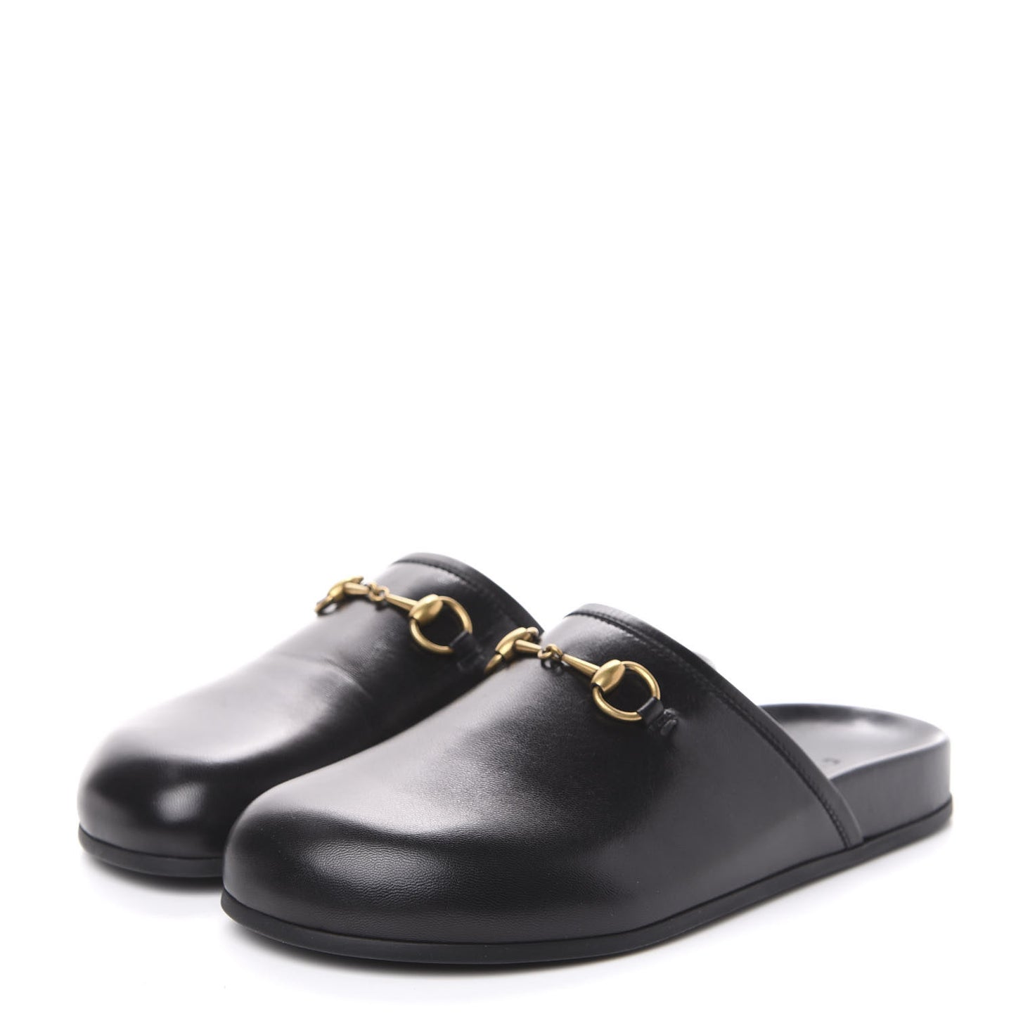 Malaga Kid Womens Horsebit River Slippers 36 Black