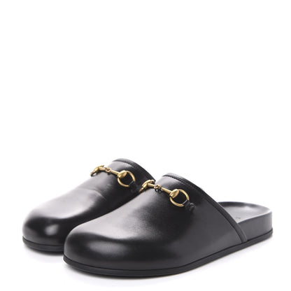 Gucci Malaga Kid Womens Horsebit River Slippers 36 Black 3 of 9