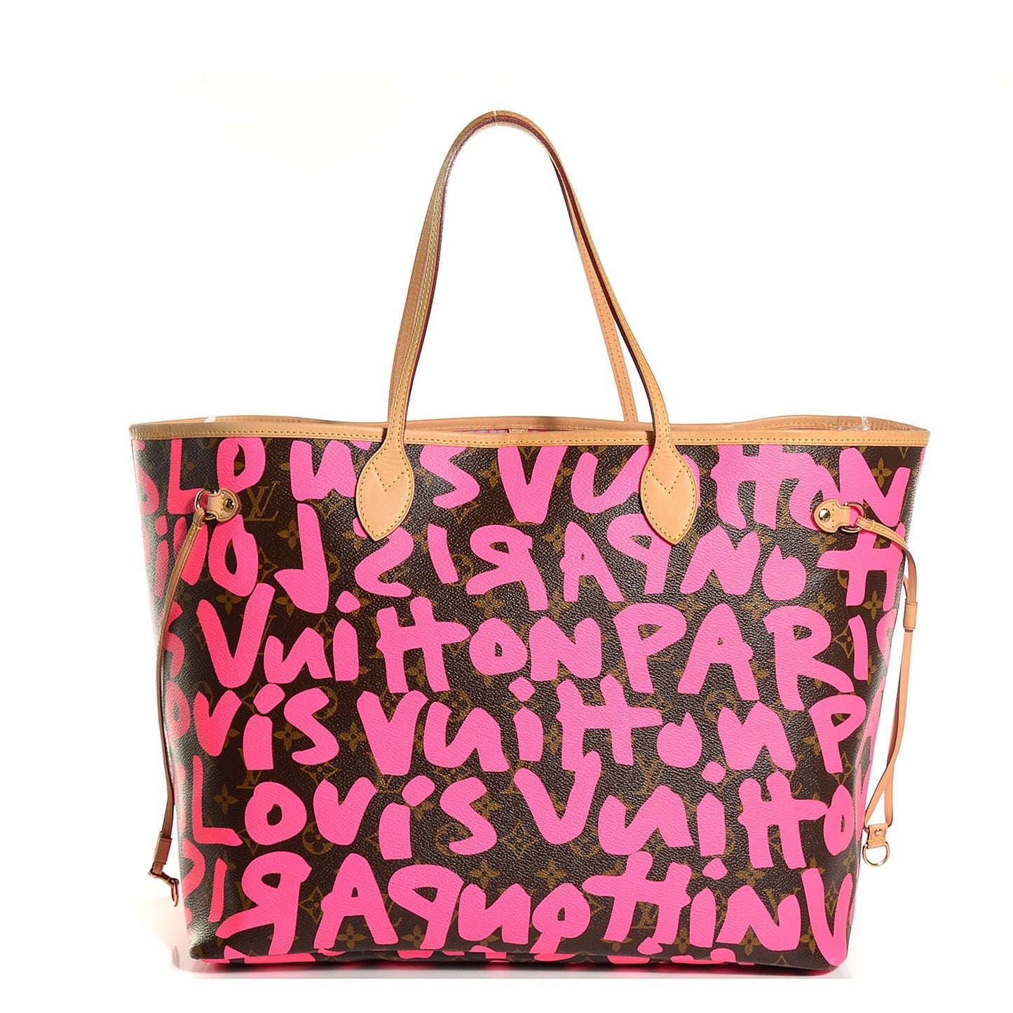 Monogram Graffiti Neverfull GM Fuchsia