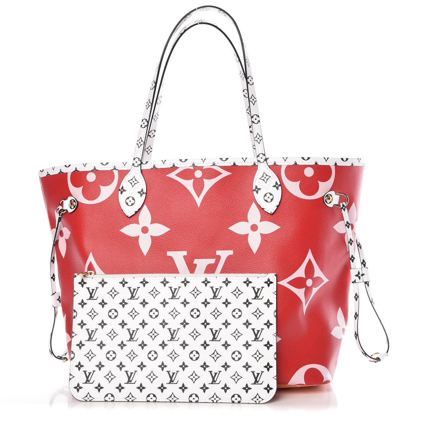 Monogram Giant Neverfull MM Rouge