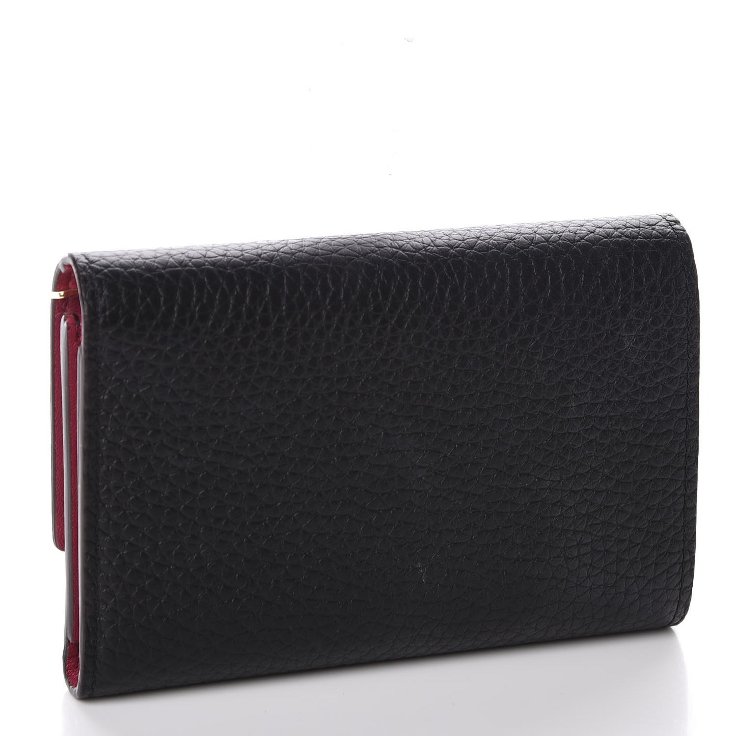 Taurillon Capucines Compact Wallet Black