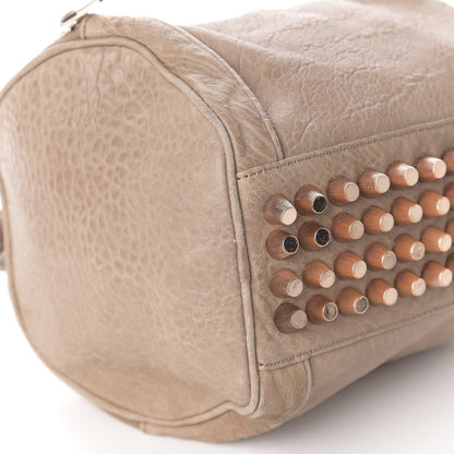 Alexander Wang Pebbled Lambskin Angela Pochette Latte Rose Gold Hardware 5 of 12