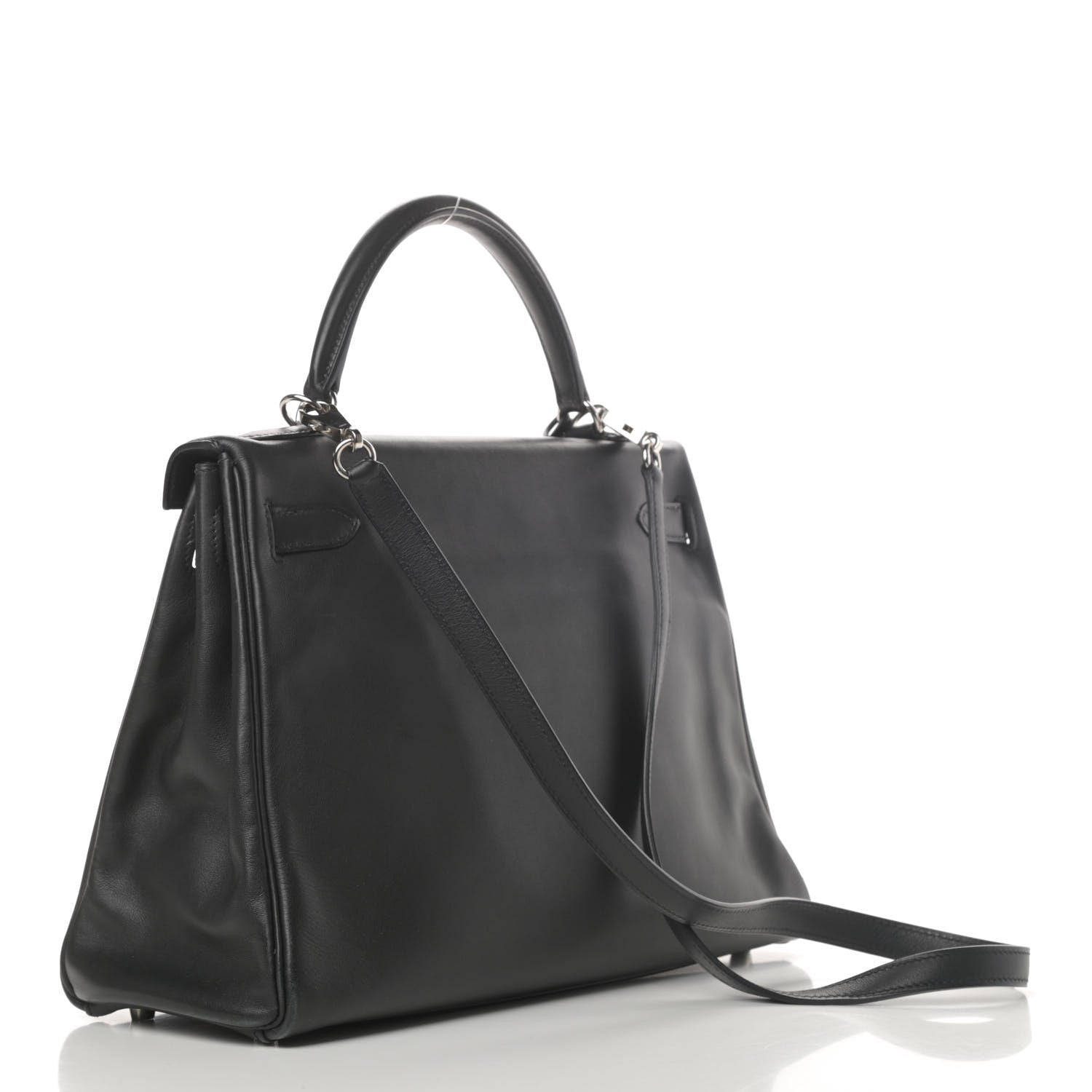Hermes Swift Kelly 32 Black 4 of 19