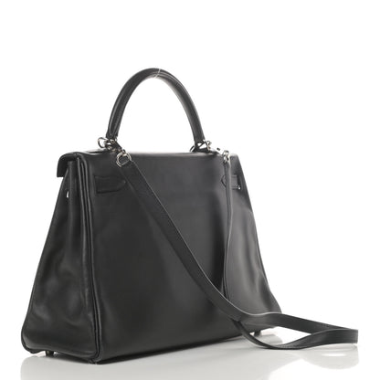 Hermes Swift Kelly 32 Black 4 of 19