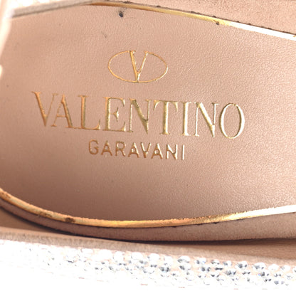 Valentino Garavani Crystal Suede Tan-Go 55/155mm Platform Pumps 39.5 Rose Cannelle 7 of 8
