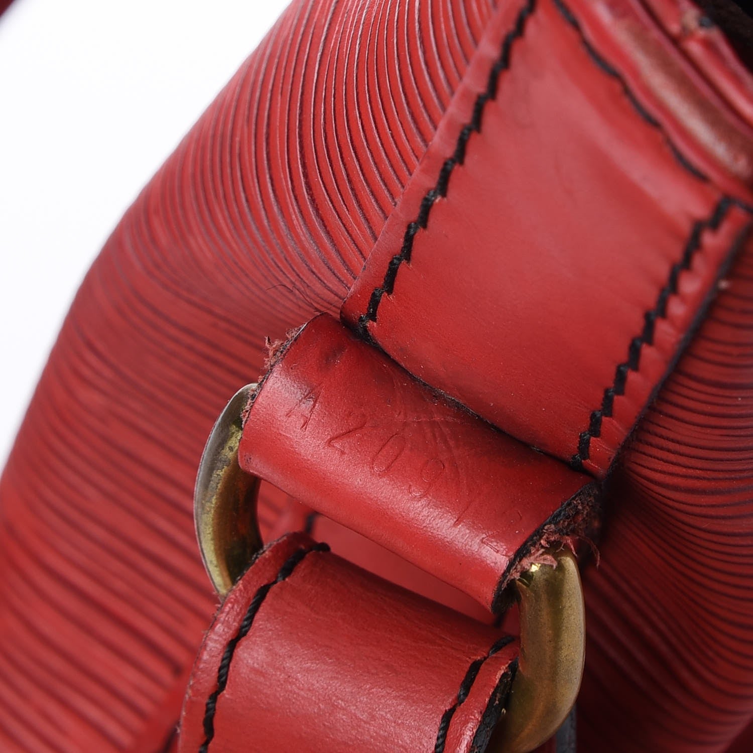 Louis Vuitton Epi Petit Noe Castillan Red 8 of 8