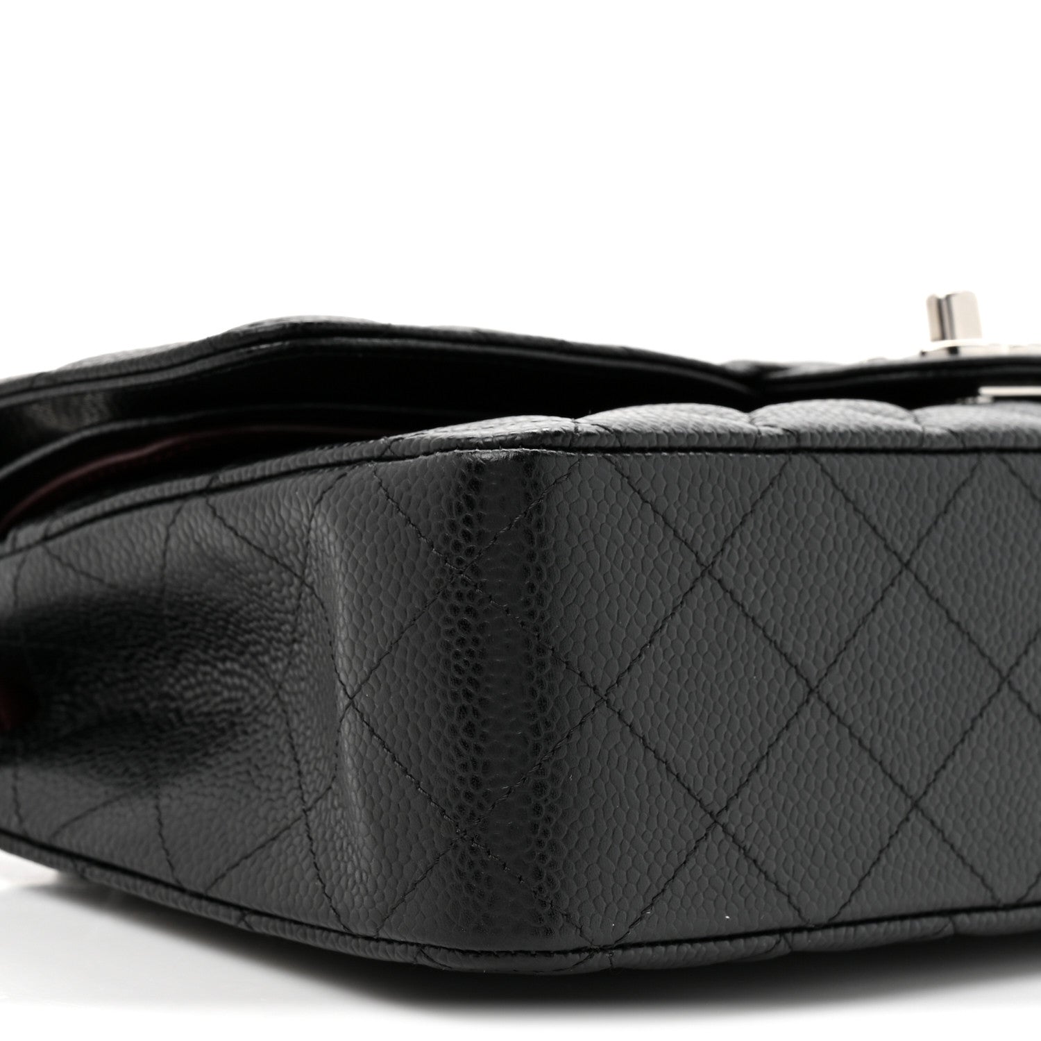 Chanel Caviar Quilted Medium Double Flap Black 10 of 12