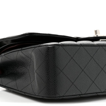 Chanel Caviar Quilted Medium Double Flap Black 10 of 12