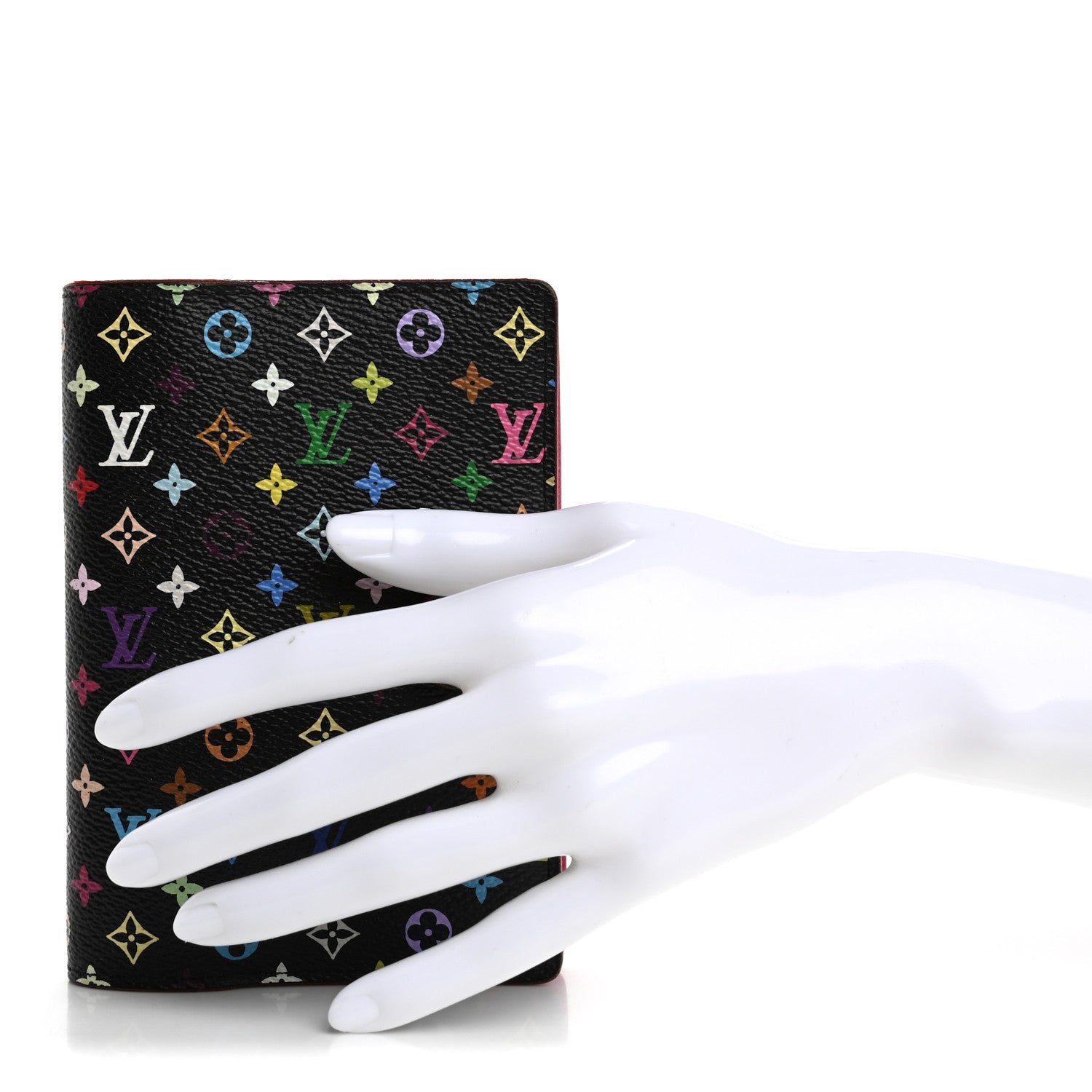 Louis Vuitton Monogram Multicolor Small Ring Agenda Cover Black Grenade 2 of 14