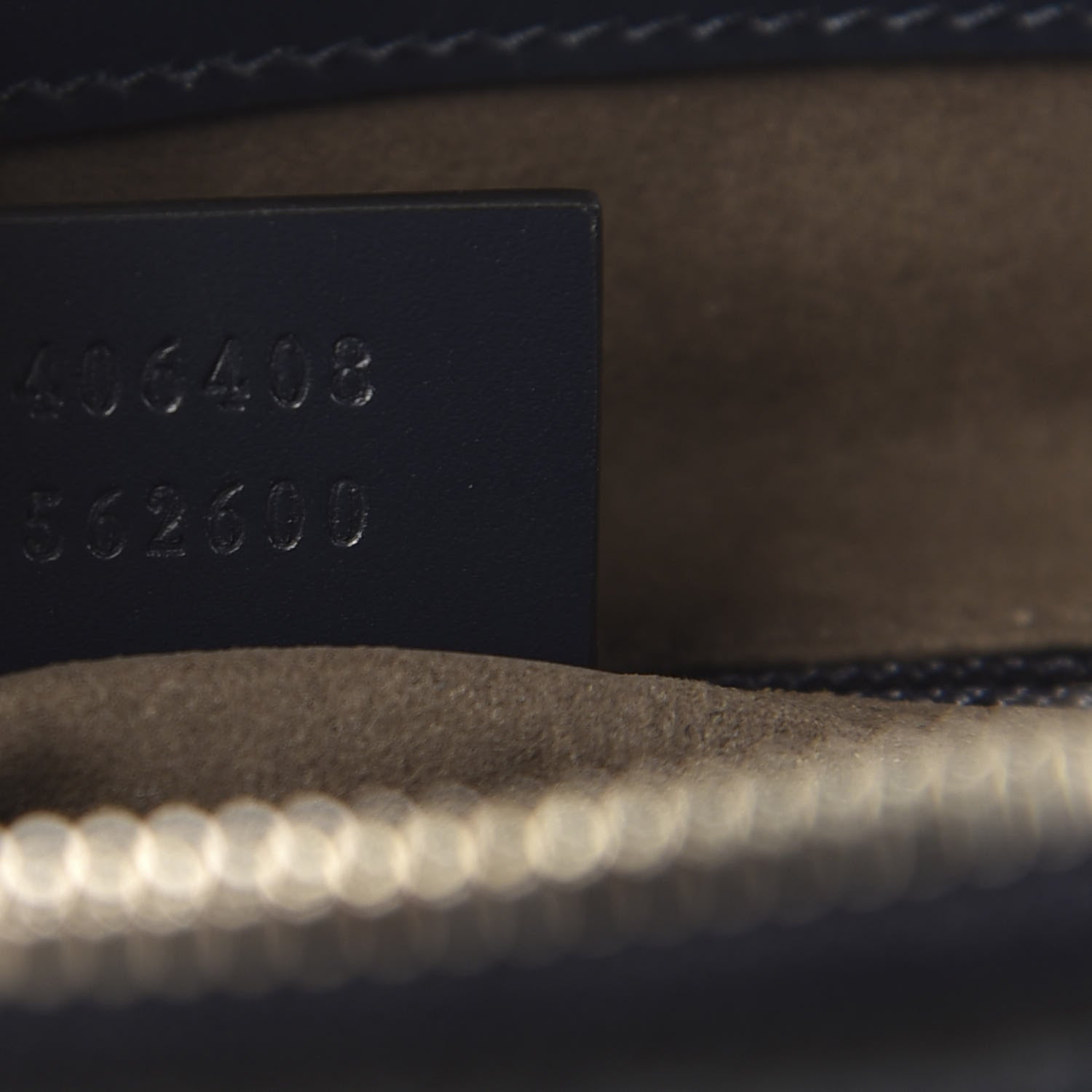 Gucci Guccissima Signature Medium Flat Messenger Bag Blue 8 of 9
