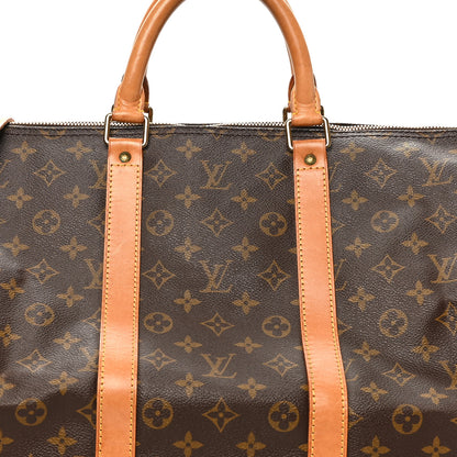Louis Vuitton Monogram Keepall Bandouliere 55 7 of 10