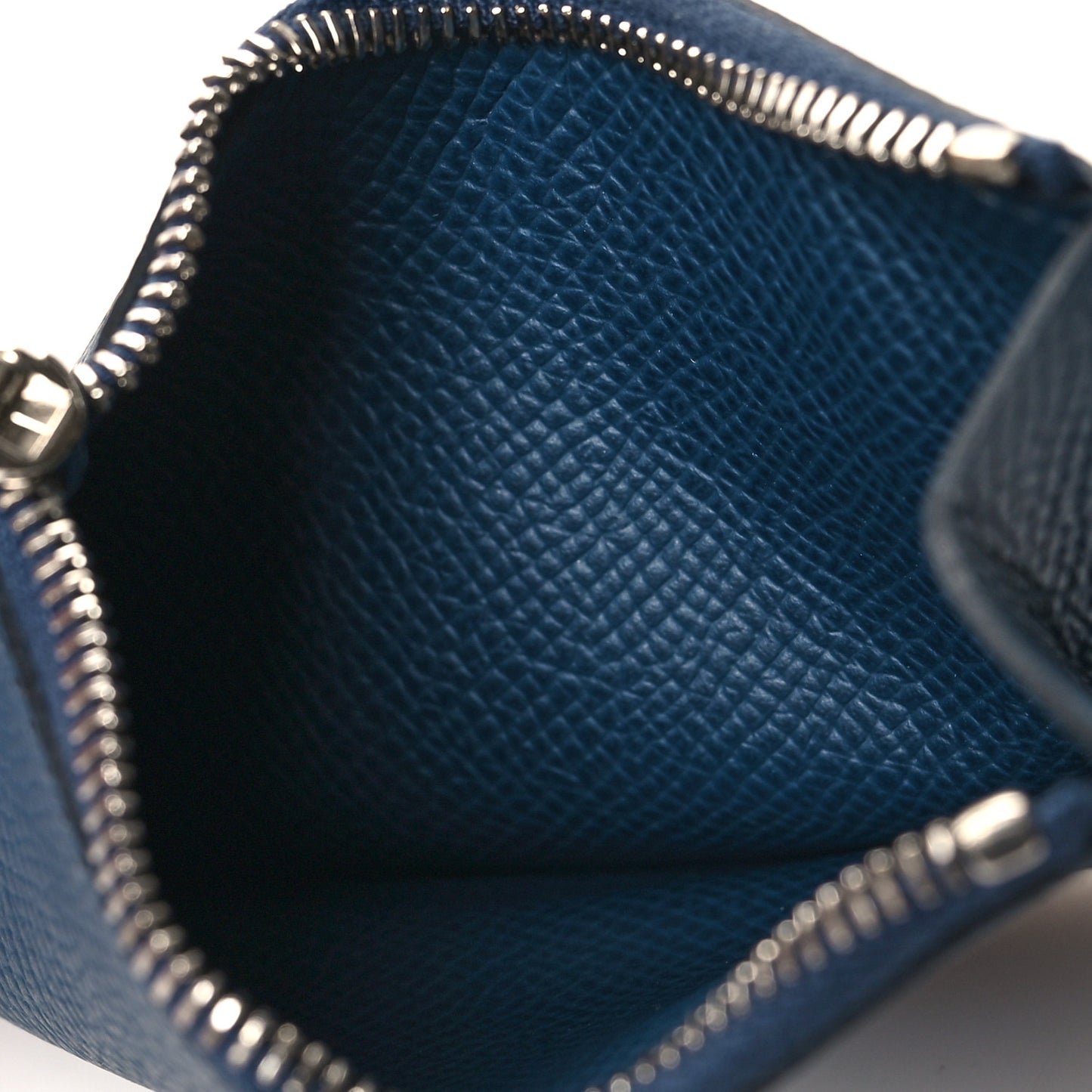 Epsom Enamel Constance Slim Wallet Blue De Prusse Blue Frida