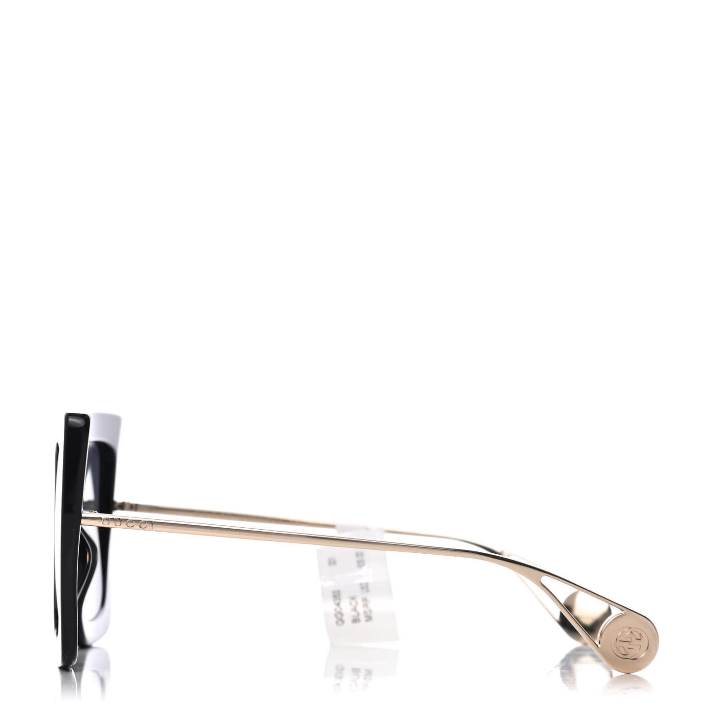 Acetate Oversize Square Frame GG0435S Sunglasses Black