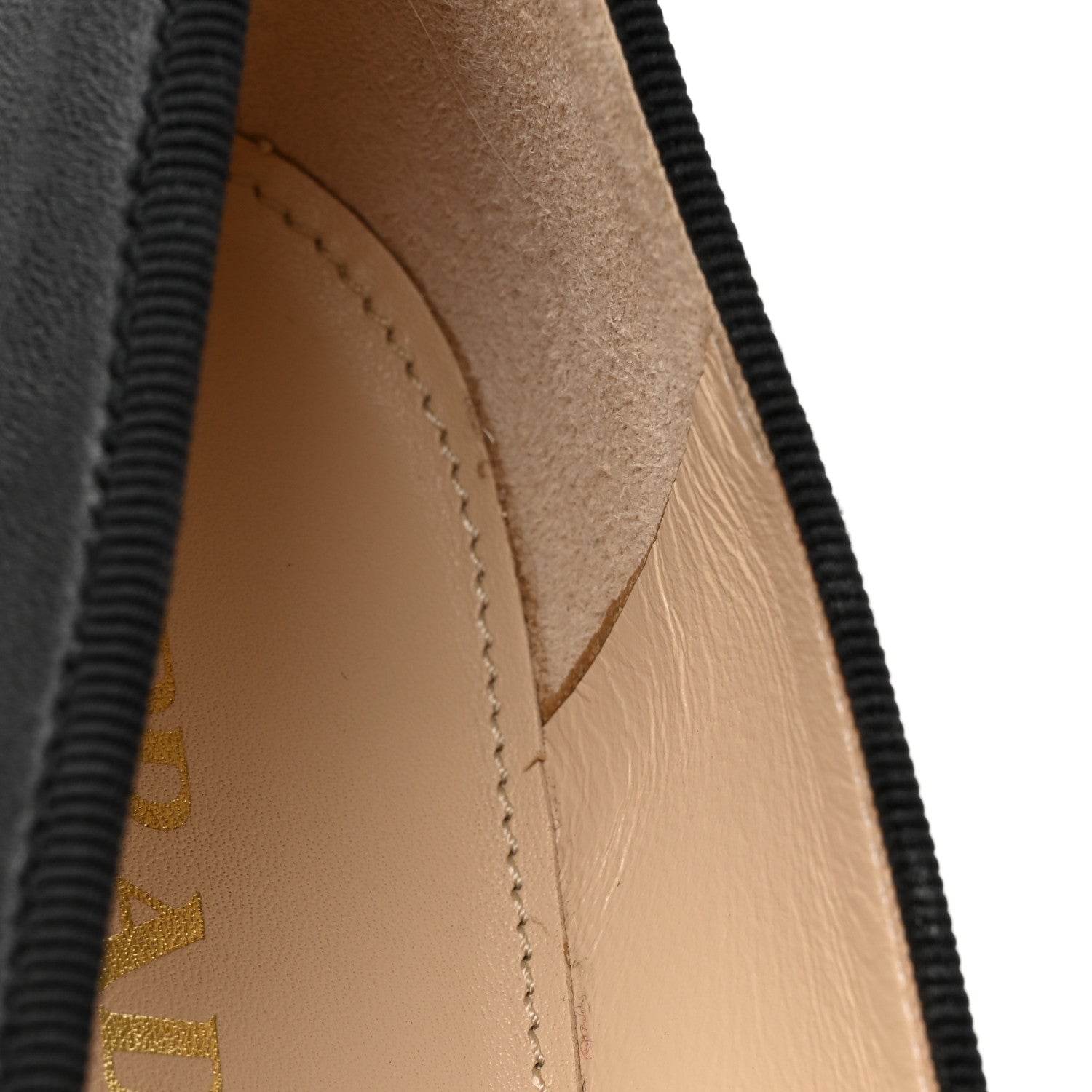 Prada Nappa Vernice Cap Toe Logo Bow Ballerina Flats 38.5 Black 10 of 12