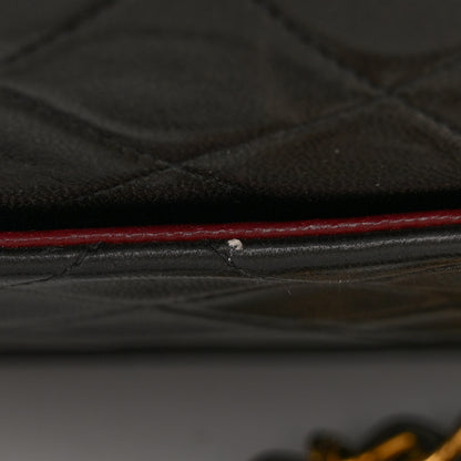 Chanel Lambskin Quilted Medium Double Flap Black 11 of 11