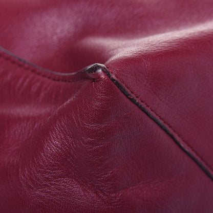Balenciaga Veau Papier Classic Silver Hardware A4 Zip Around Tote Rouge Pourpre 16 of 38