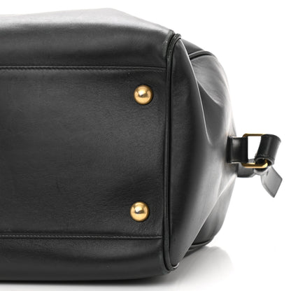 Saint Laurent Calfskin Classic Duffle 6 Black 10 of 15