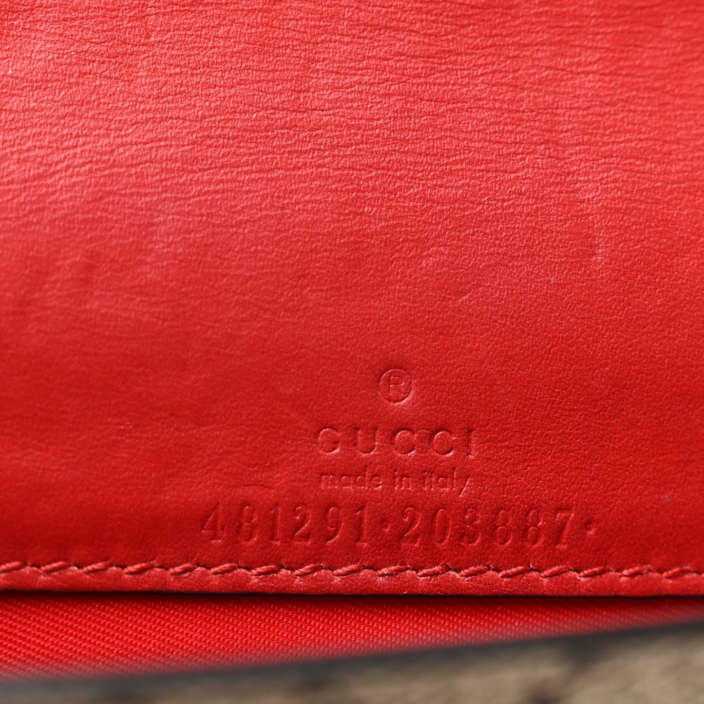 GG Supreme Monogram Mini Cherry Chain Bag