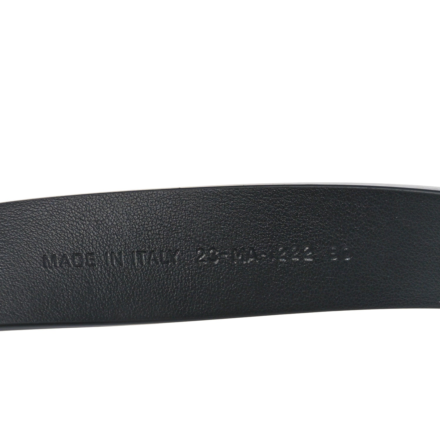 Christian Dior Calfskin 30 Montaigne Cut-Out CD Belt 80 32 Black 4 of 5
