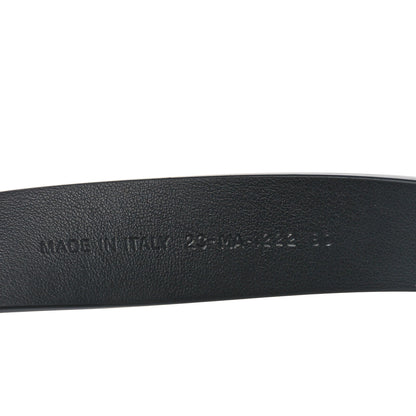 Christian Dior Calfskin 30 Montaigne Cut-Out CD Belt 80 32 Black 4 of 5