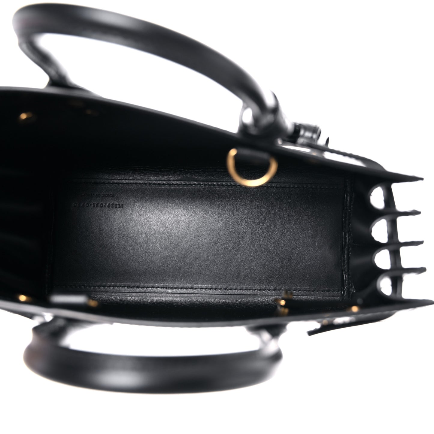 Calfskin Nano Sac De Jour Black