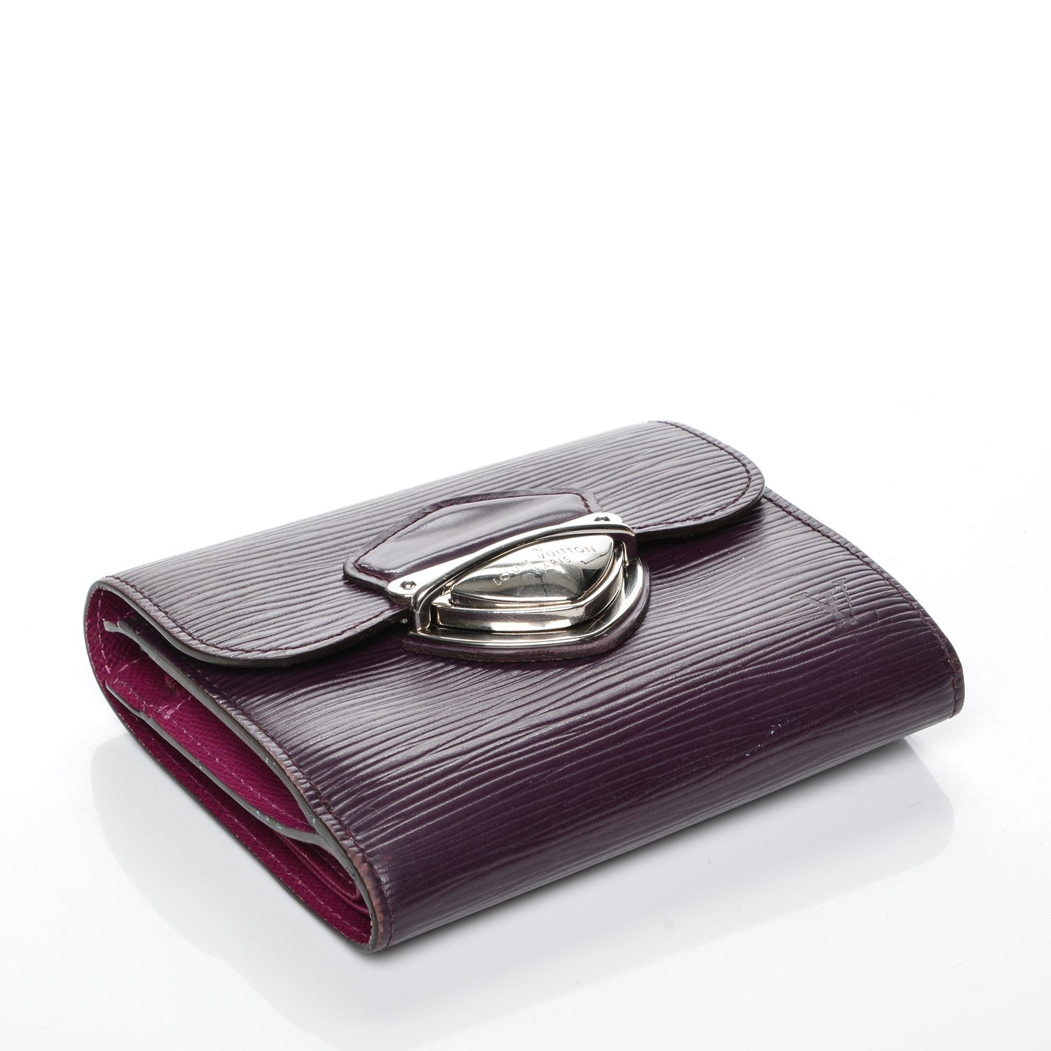Louis Vuitton Epi Joey Wallet Cassis 4 of 7