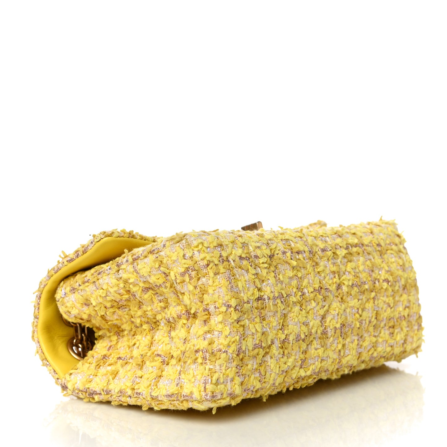 Tweed Quilted 2.55 Reissue Mini Flap Yellow