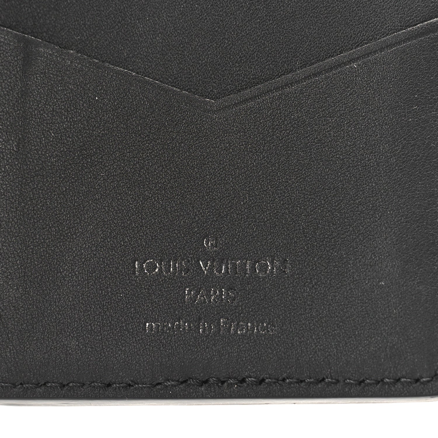 Louis Vuitton Millesime Calfskin Monogram Pocket Organizer Black 7 of 9
