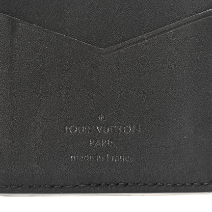 Louis Vuitton Millesime Calfskin Monogram Pocket Organizer Black 7 of 9