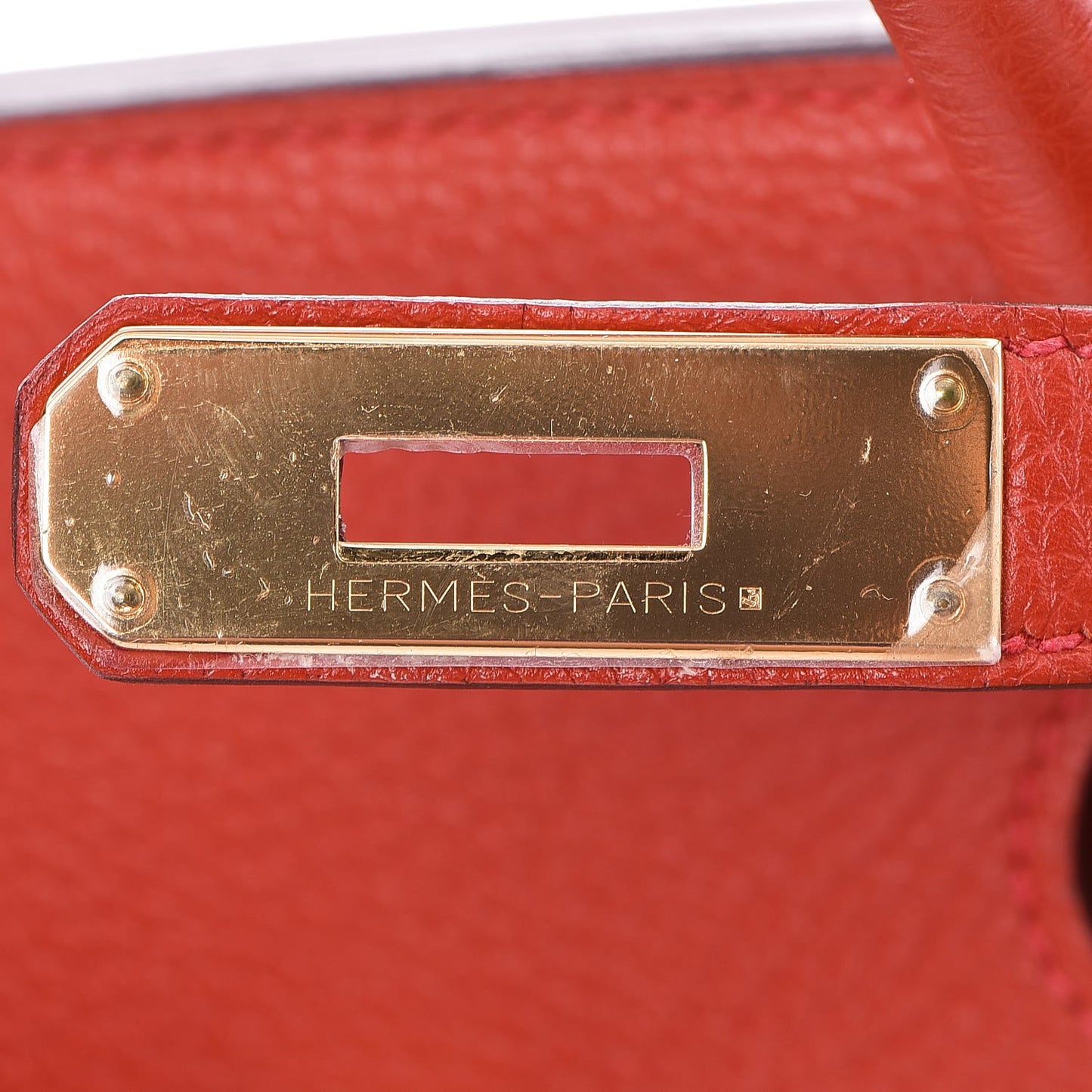 Togo Birkin 35 Rouge Casaque