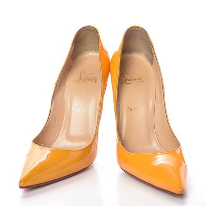 Christian Louboutin Patent So Kate 120 Pumps 38 Orange 6 of 17