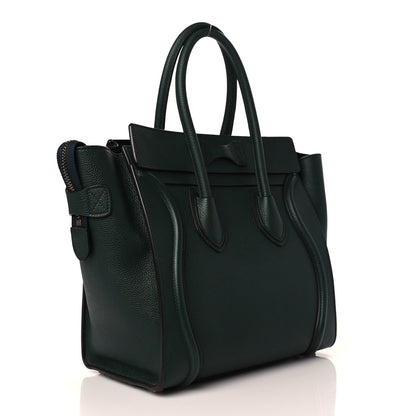 Celine Drummed Calfskin Micro Luggage Amazone 2 of 8