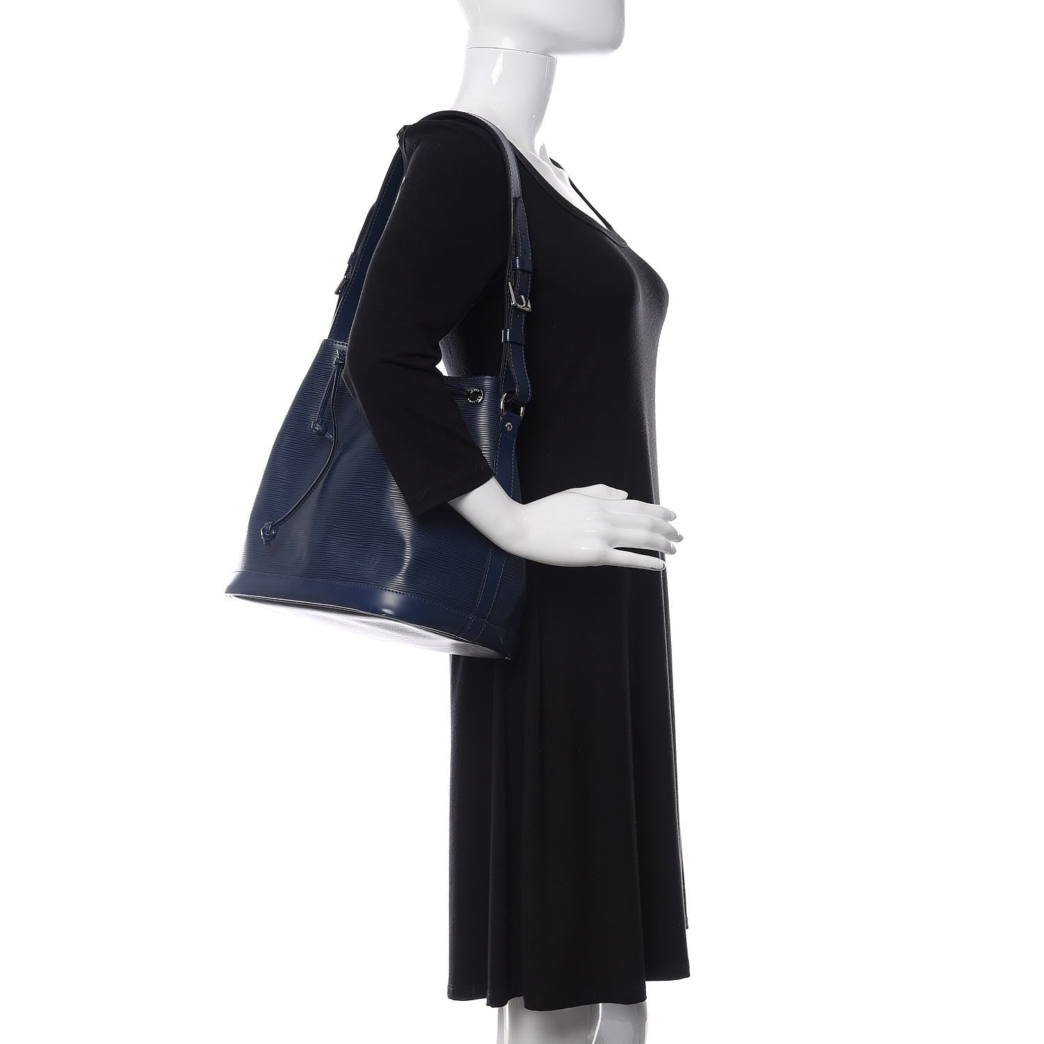 Louis Vuitton Epi Petit Noe NM Indigo 2 of 12