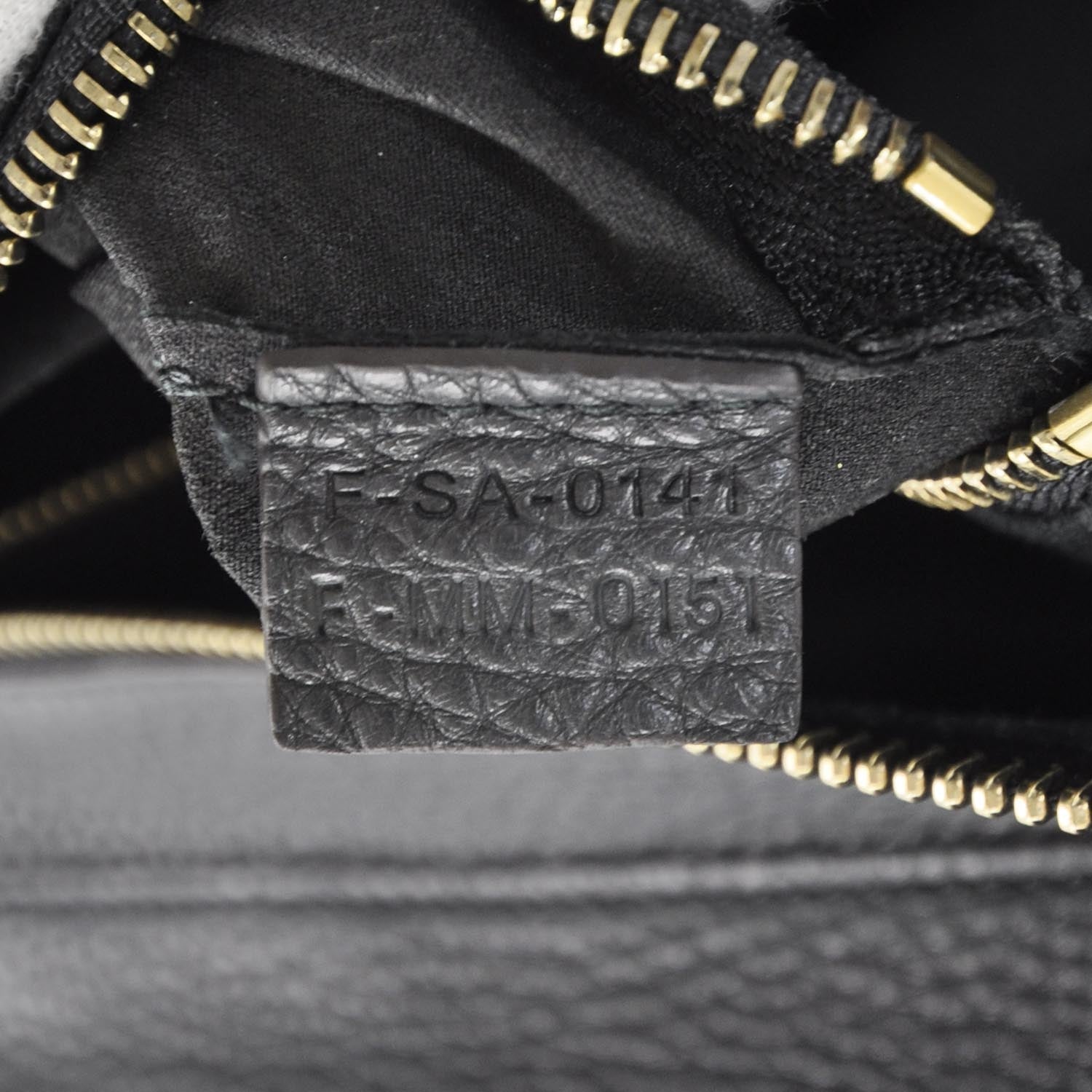 Celine Pebbled Leather Mini Luggage Bag Anthracite 8 of 9