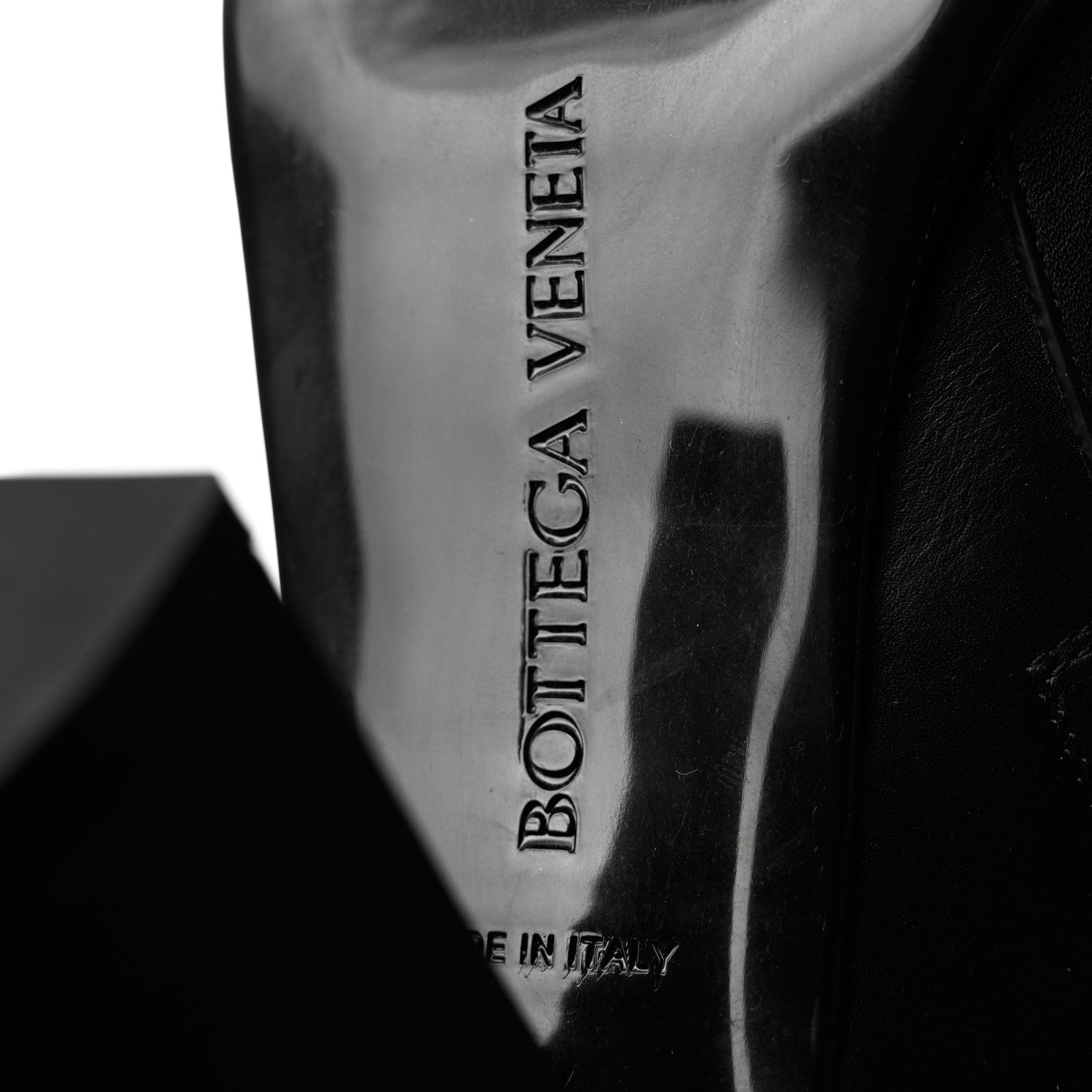 Bottega Veneta Calfskin Storm Knee High Boots 39.5 Black 6 of 9