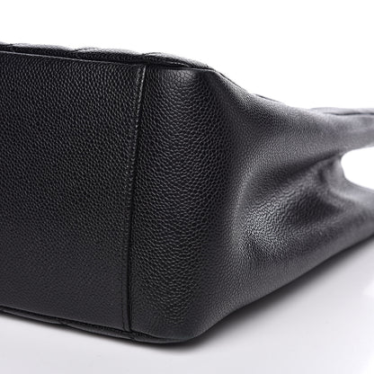 Chanel Caviar Quilted Grand Shopping Tote GST Black 9 of 11
