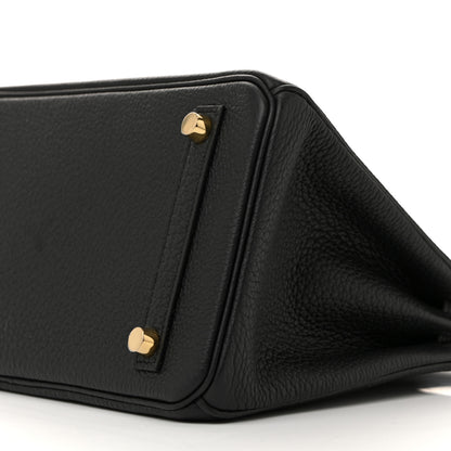 Hermes Togo Birkin 25 Black 8 of 10