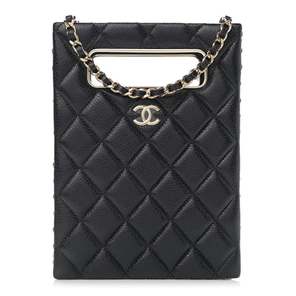 Chanel Caviar Quilted Evening Box Bag Black 1 of 11