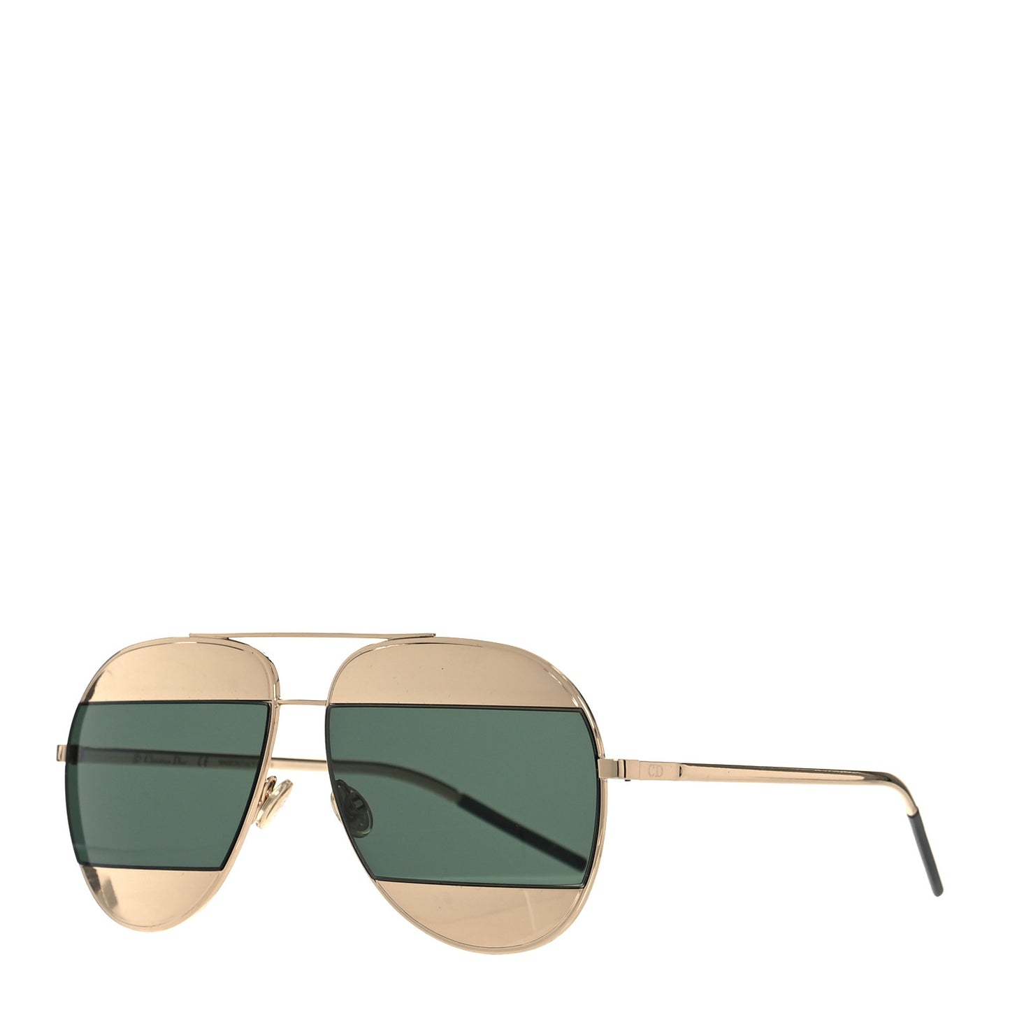 Split 1 Aviator Sunglasses Gold