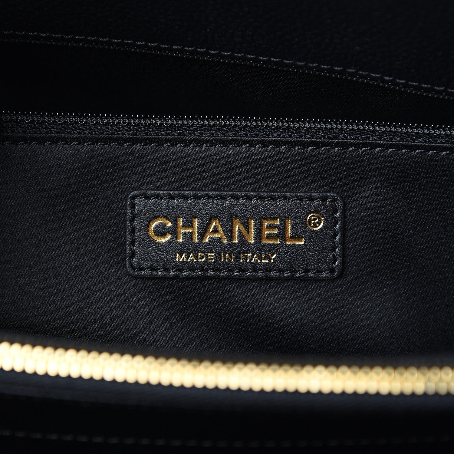 Chanel Caviar Quilted Grand Shopping Tote GST Black 6 of 11