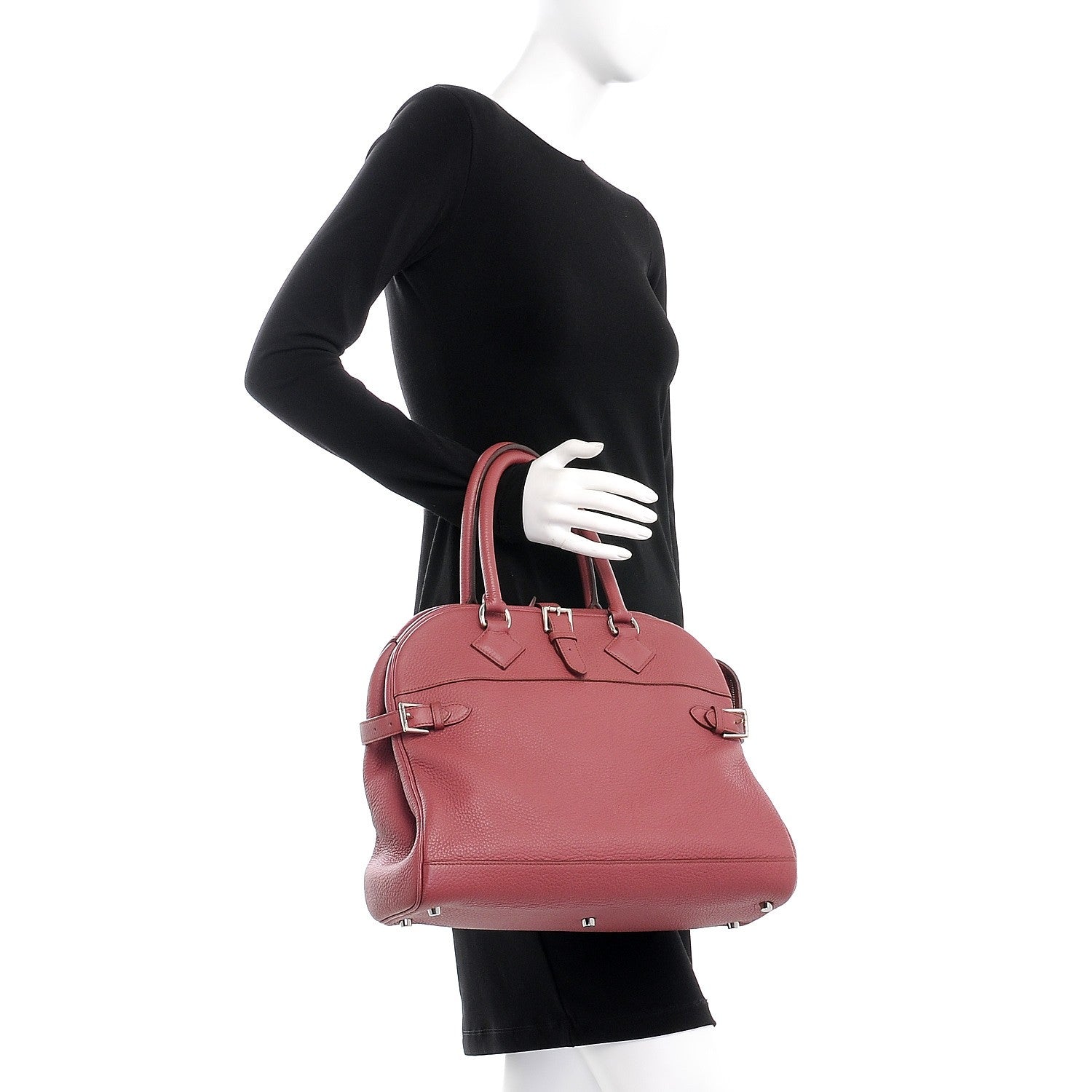 Hermes Taurillon Clemence Atlas 35 Bois de Rose 2 of 7