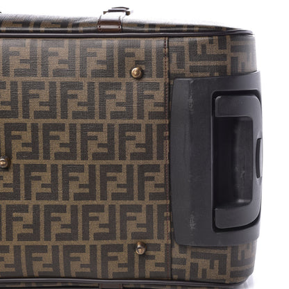 Fendi Zucca Spalmati Rolling Duffle Carry On Luggage Tobacco 10 of 10