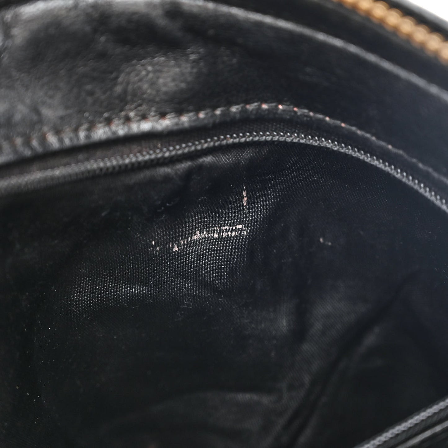 Patent Quilted Tassel Camera Case Black