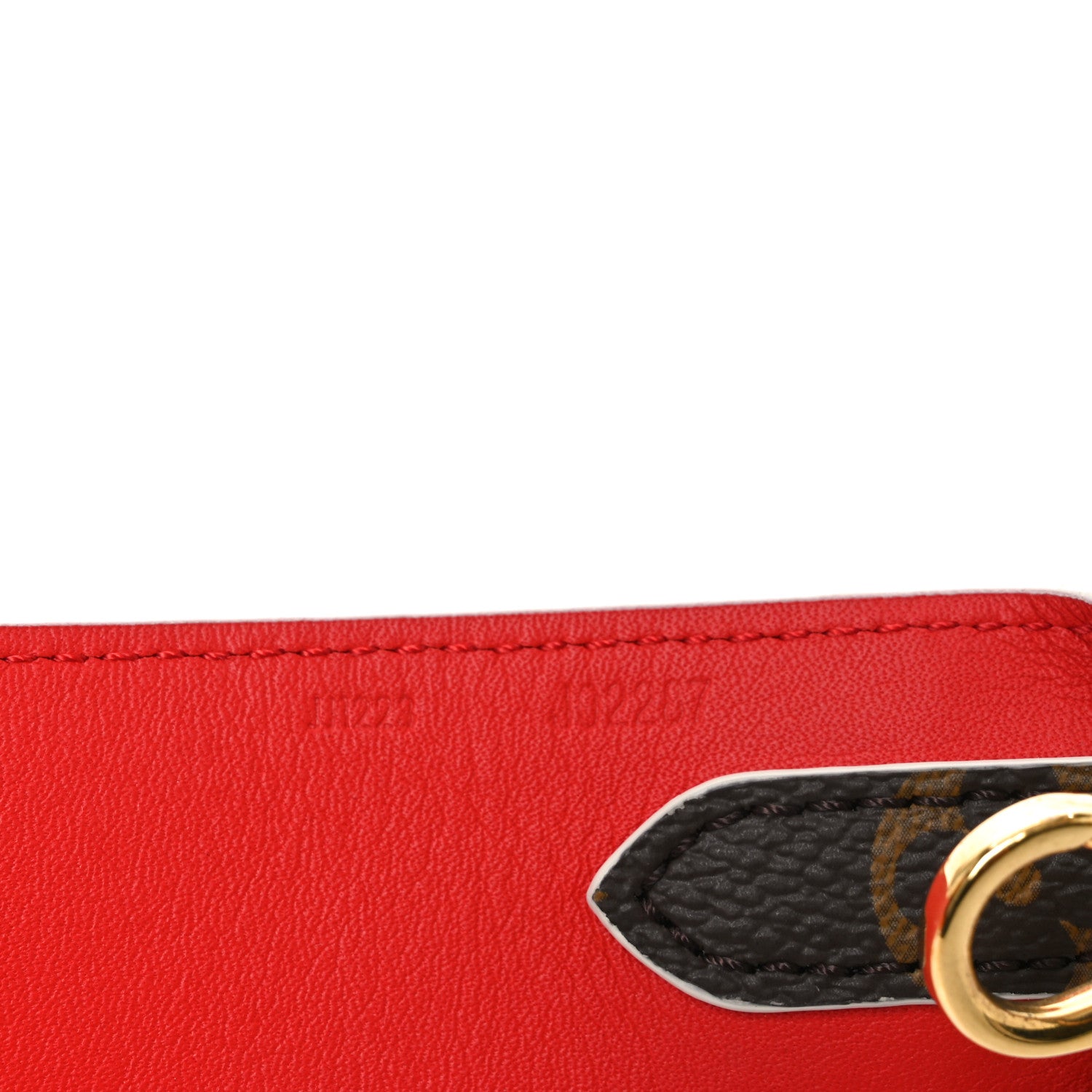 Louis Vuitton Monogram Bandouliere Shoulder Strap Red 4 of 5