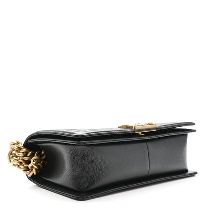 Chanel Caviar Quilted Medium Boy Flap Black 4 of 10