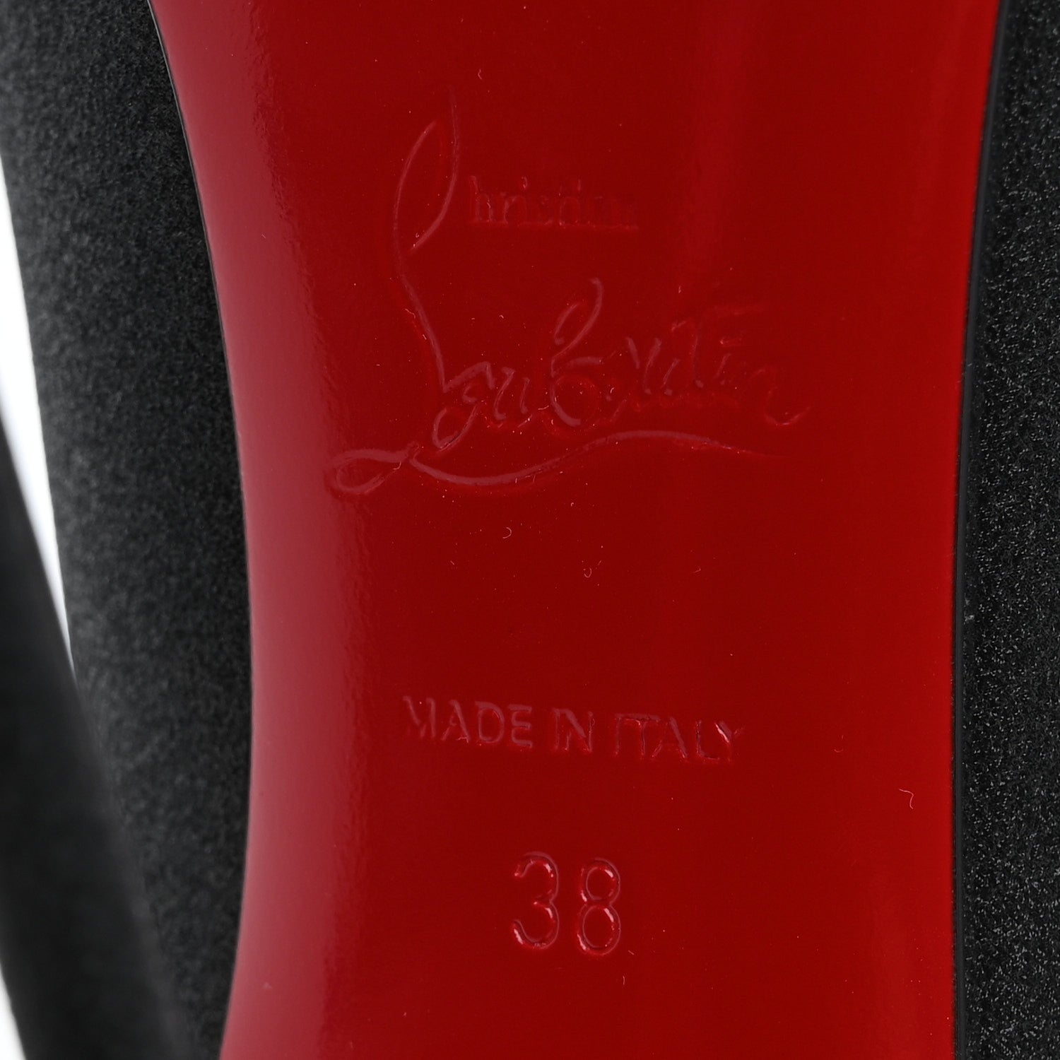Christian Louboutin Glitter So Kate 120 Pumps 38 Black 8 of 8