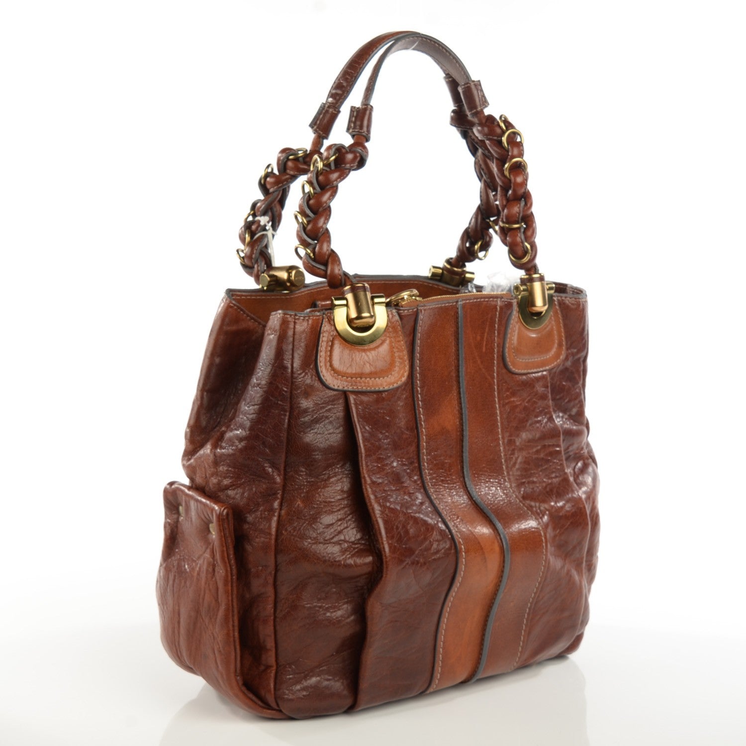 Chloe Lambskin Heloise Hobo Moka 3 of 7